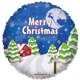 100 pieces Foil Balloon - Santa's Sleigh - Balloons & Balloon Holder