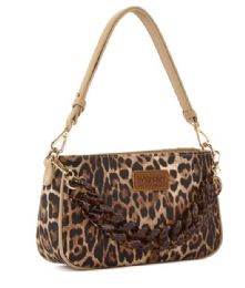 4 Pieces Wrangler Western Leopard Print Shoulder Bag With Chain Detail - Leopard - Shoulder Bags & Messenger Bags
