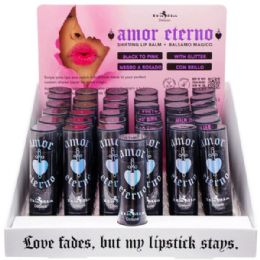 72 pieces Amor Eterno PH-Activated Shifting Lip Balm In Countertop Display - Store