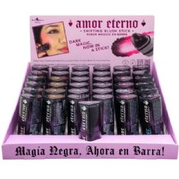 72 pieces Amor Eterno PH-Activated Shifting Blush Stick In Countertop Display - Store