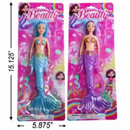 24 pieces 11.5" Fantasy Mermaid Princess Doll Toy - Store