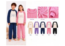 24 Wholesale Children's Winter Lounge Set