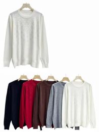 24 Pieces of Cardigan Sweater With Heart Sequins