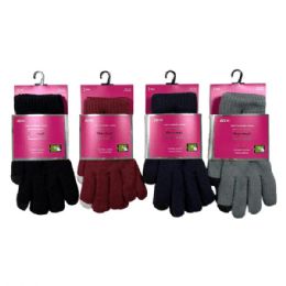 48 Pieces Double-Layer Cashmere Women's Gloves - Fuzzy Gloves