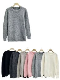 24 Pieces of Women's Crewneck Longsleeve Sweater