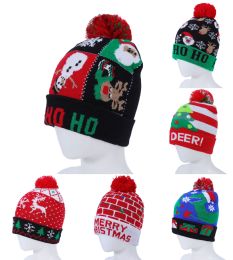 120 Pieces Warm Fleece Lined Christmas Beanie Hat Adult Size - Winter Beanie Hats