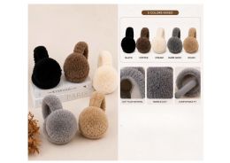 144 Pieces Ladies Plush Earmuffs - Ear Warmers