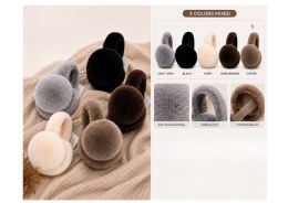 144 Pieces Ladies Fine Plush Earmuffs - Ear Warmers