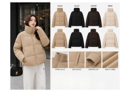 48 Pieces Ladies Puffer Jacket - Women's Winter Jackets