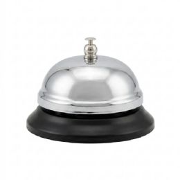 24 Pieces Classic Chrome Desk Call Bell - School and Office Supply Gear