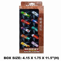 24 pieces Assorted 10 Piece Mini Pull Back Airplane Toy Collection - Car, Planes, Trains & Bikes