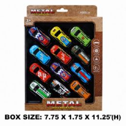 24 pieces 10 Piece Mini Pull Back Sports Car Collection Toy Set - Car, Planes, Trains & Bikes