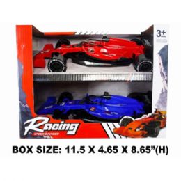 4 pieces 2 Pack Formula Racing Car Toy Set In Assorted Colors - Car, Planes, Trains & Bikes