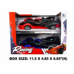 4 pieces 2 Pack Formula Sports Car Toy Set - Car, Planes, Trains & Bikes