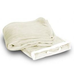 24 Wholesale Micro Plush Coral Fleece Blanket - Cream