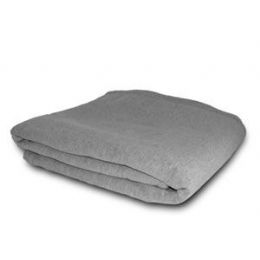 24 Units of Jersey Oversized Blanket - Gray - Blankets & Bedding