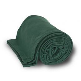 24 of Jersey Fleece Throws / Blankets - Forest