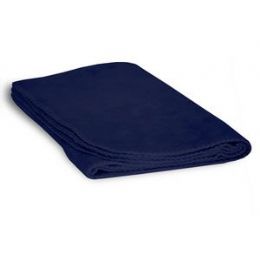 48 Pieces Fleece Baby/lap Blanket - Navy - Comforters & Bed Sets