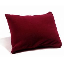 48 Pieces Polar Fleece Pillow Sack - Burgundy - Pillows