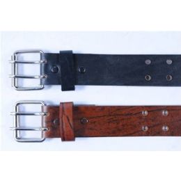 48 Wholesale Mens Genuine Leather Belt