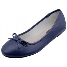 18 Wholesale Women's Ballet Flats Navy Color Only