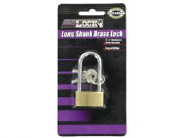 72 Pieces Long Shank Brass Lock With Keys - Padlocks and Combination Locks