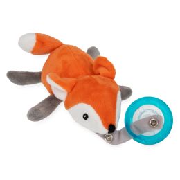 12 pieces Nuby Snuggleez PlusH-Fox Pacifier 0-6 Mos. In Sealed Polybag - Baby Accessories