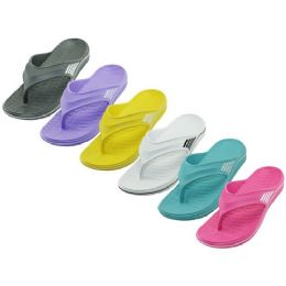 36 Pairs Women's Outdoor Light Weight Thong Sandals 6-11 - Women's Sandals