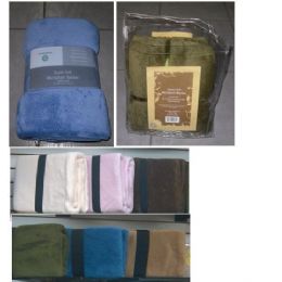 24 Wholesale Queen: 86x86 Super Soft Microplush Blanket