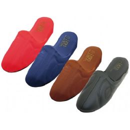 48 Pairs Women's Close Toe Soft Vinyl Upper Heel House Slippers - Women's Slippers