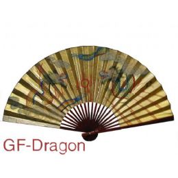 24 Pieces 35" Wall Gold Fan - Home Decor