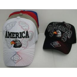 48 Pieces America Eagle Hat - Baseball Caps & Snap Backs