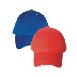 144 Pieces Plain Baseball Cap Assorted Colors - Baseball Caps & Snap Backs