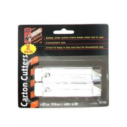 72 Pieces 2 Pack Carton Cutters - Hardware Miscellaneous