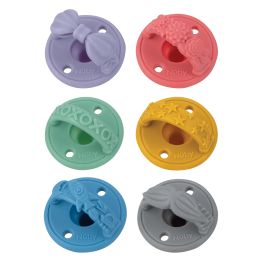 18 Bulk Nuby 2-Pack Silicone Pacifier With Silicone Cherry Baglet
