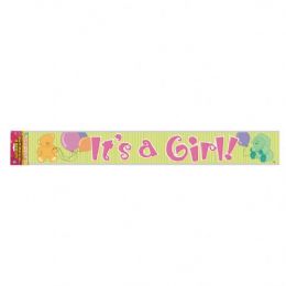 48 Wholesale It's A Girl Banner 12 Ft.(3.65m)