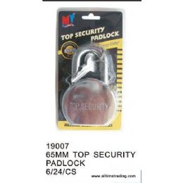 24 Pieces 65mm Top Security Padlock - Padlocks and Combination Locks
