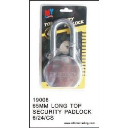 24 of 65mm Top Security Padlock Long Top