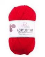 100 Wholesale 87 Yard Acrylic Red Yarn
