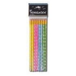 48 Wholesale Foil Pencils - 8 Pk - Asst. Metallic Designs