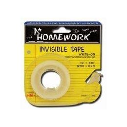 144 Wholesale Invisible Tape - 3/ X 300 - W/dispenser