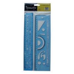 48 Pieces 2 Pack Ruler Set - Rulers