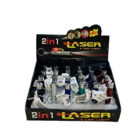 72 Pieces 2 In 1 Laser (2dozen Display Box) - Flash Lights
