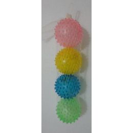 72 Wholesale 4pk Soft BallS-Solid Color