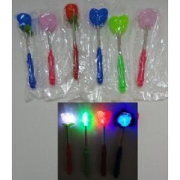 240 Pieces 9" Flexible WanD-Rose & Heart - Glow In The Dark Items
