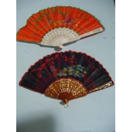 20 Pieces Folding Cloth Fan - Costumes & Accessories