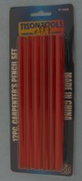 12 Wholesale 12pc 7" Flat Carpenters Pencil
