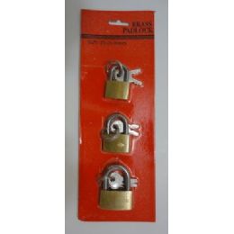24 Pieces 3pcs Small Padlock - Padlocks and Combination Locks