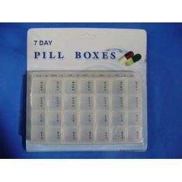 72 Wholesale 28 Slot Pill Box