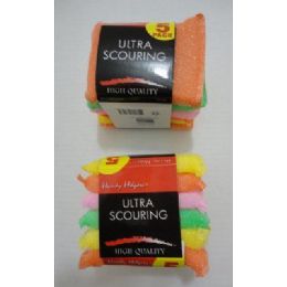 36 Pieces 6pc Colored Sponges - Scouring Pads & Sponges